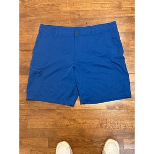 Men's Magellan Outdoors Fish Gear Shorts, Water Repellent, Blue, XL 42 waist